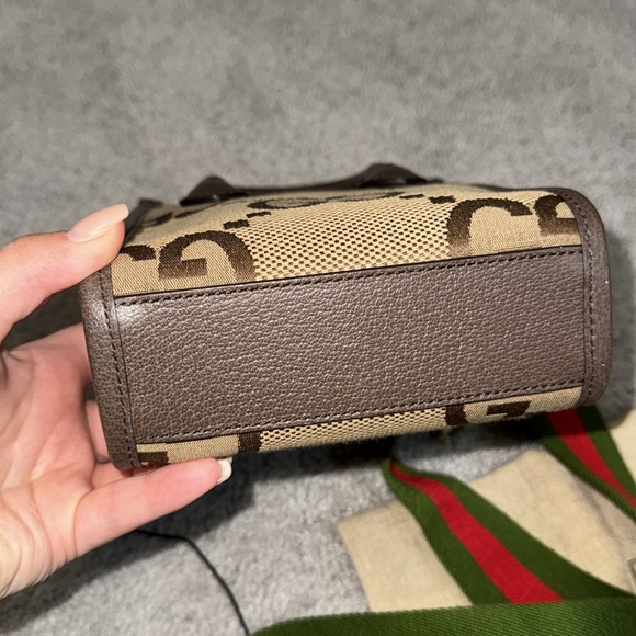 Gucci Jumbo Monogram GG Mini Tote Bag! - Picture 6 of 6